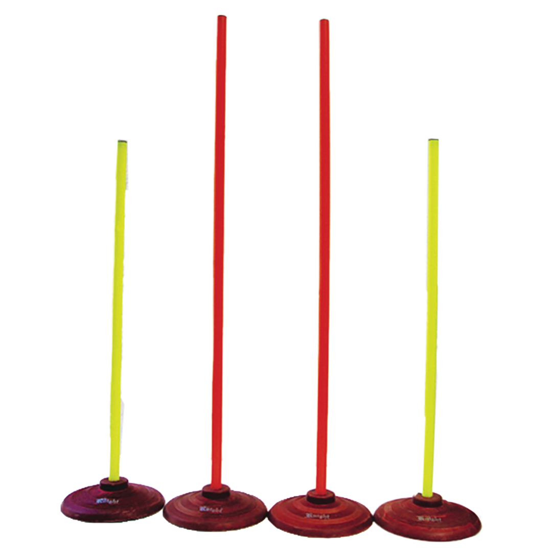 Football Posts PVC With Rubber Base Set 8