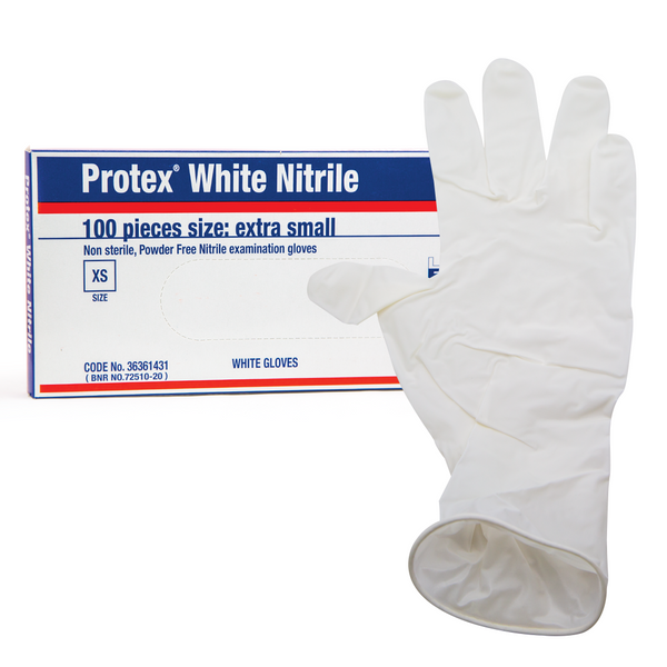 White deals surgical gloves