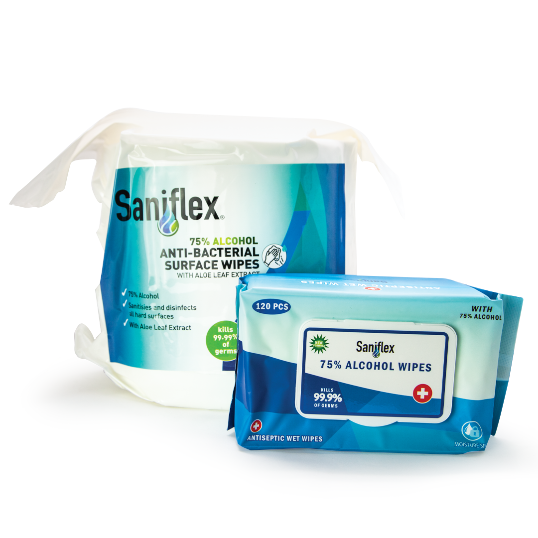 Saniflex 75% Alcohol Wipes