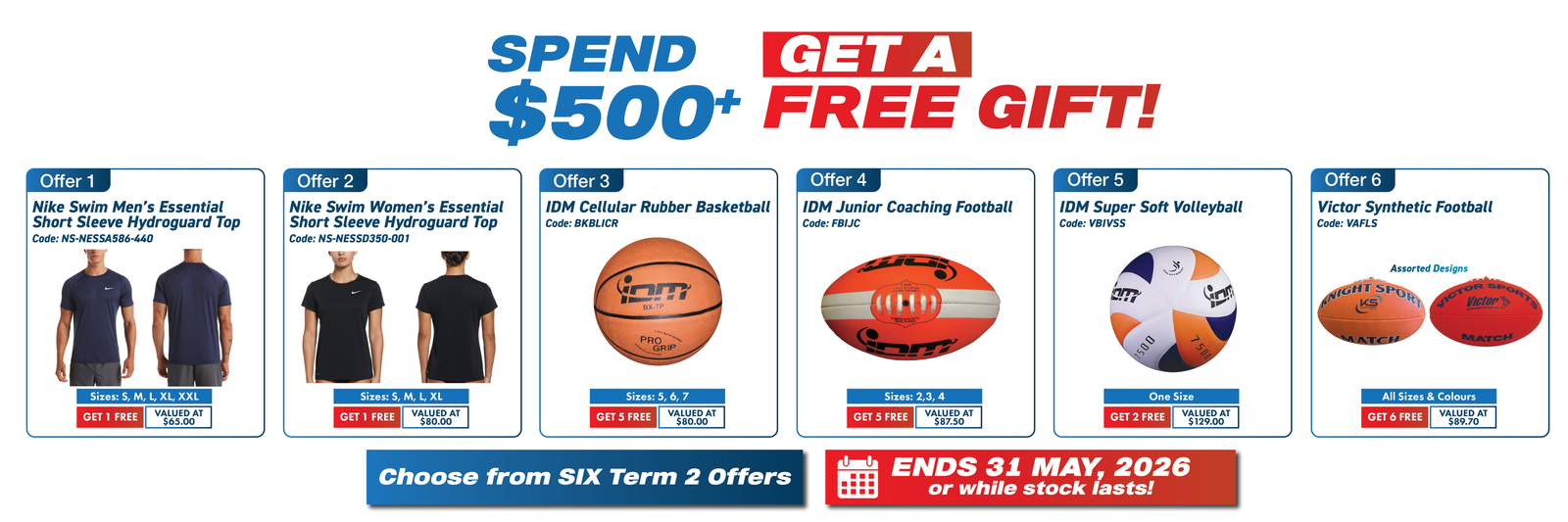 Term 2 Specials 2026