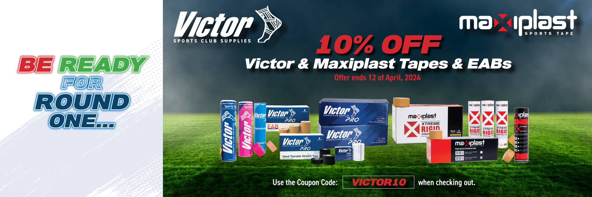 Sale on Victor and Maxiplast Tapes & EABs