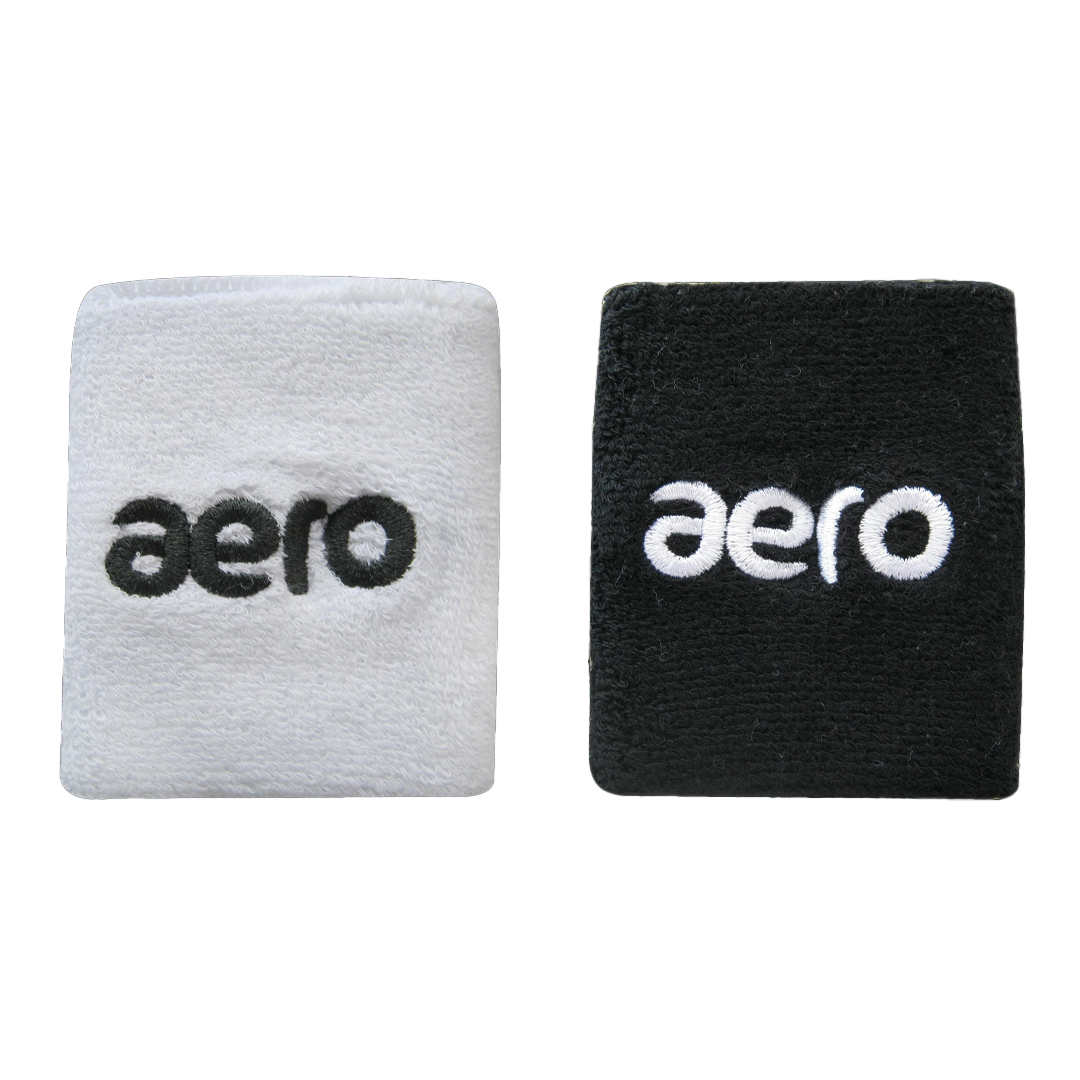 Sweatband Aero White &amp; Black 2 Pack