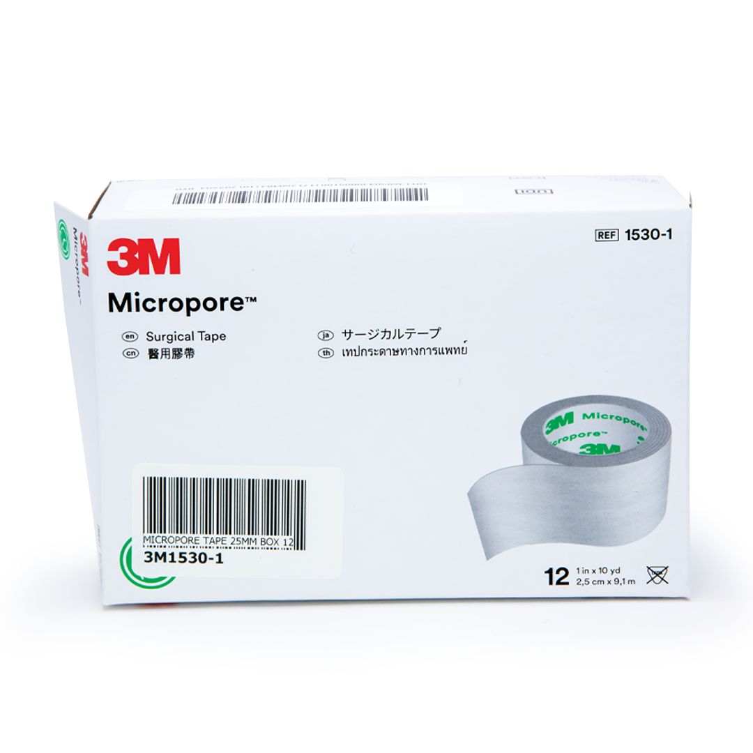 3M1530 1 Micropore Tape 25mm Box of 12