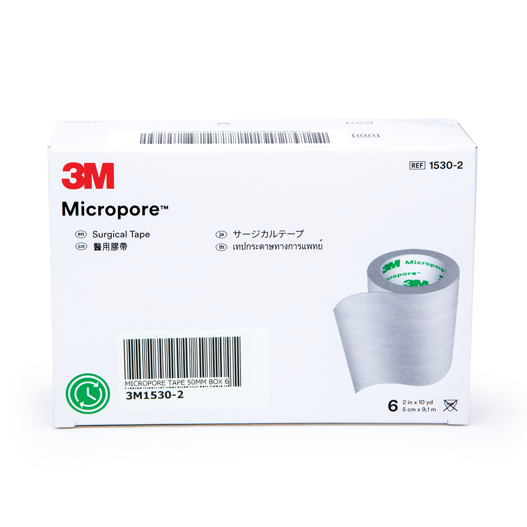 3M1530 2 Micropore Tape 25mm Box of 12 Side2
