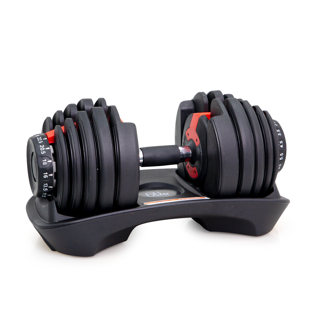 66fit Adjustable Dumbbell - 2.5kg to 24kg - Victor Sports