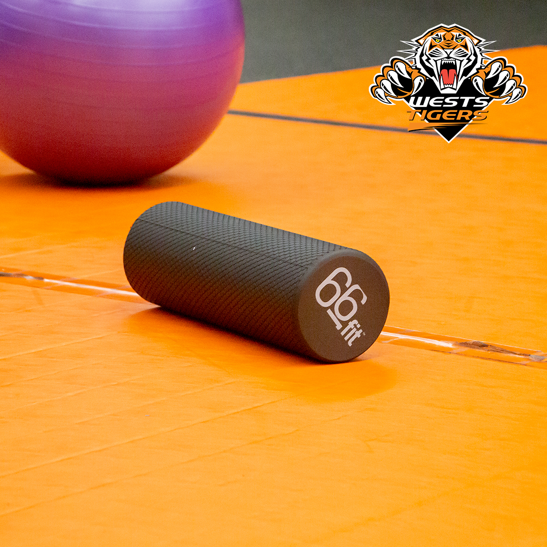 66fit Round Foam Rollers Medium 45cm Victor Sports