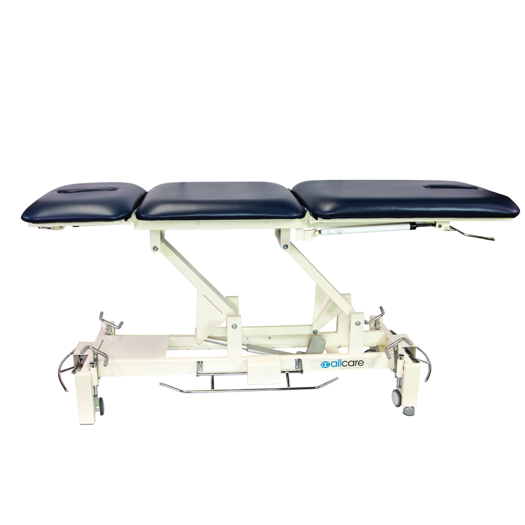 AllCare Manor With Surround Bar Variable Height 3 Section Table - Blue