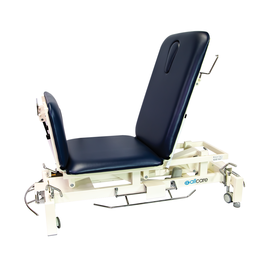 AllCare Manor With Surround Bar Variable Height 3 Section Table - Blue