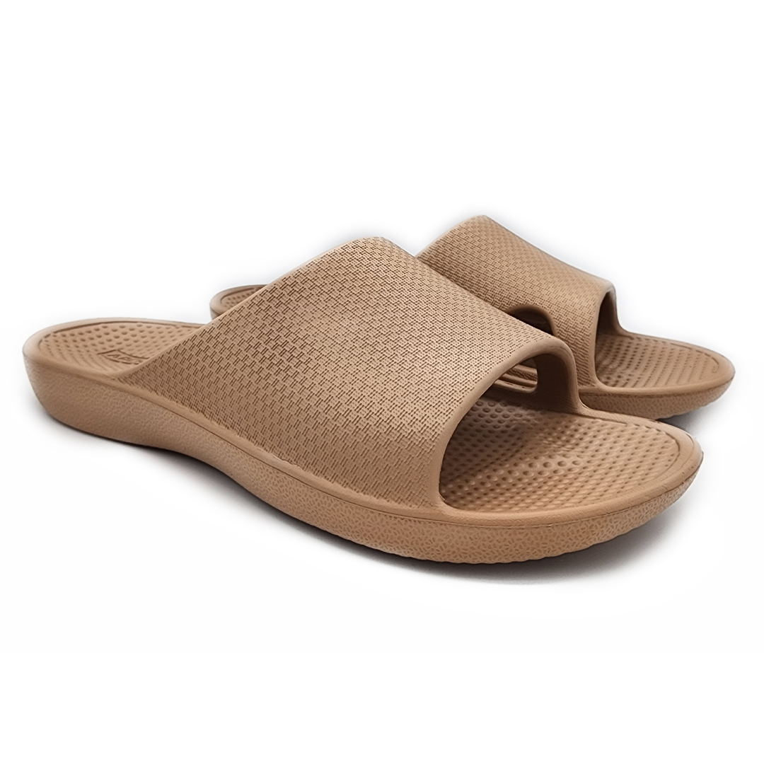 Archline Rebound Orthotic Slides Putty Victor Sports