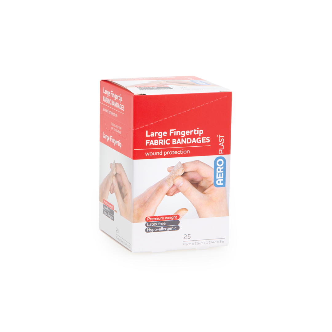 Large Fingertip Fabric Bandages