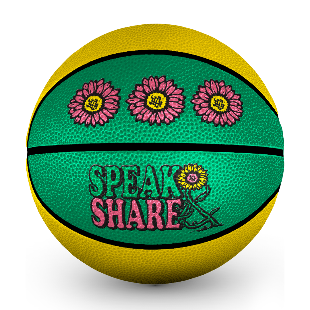 BKSMSS5 Victor Basketball Speak Share Rubber Size 5 Main