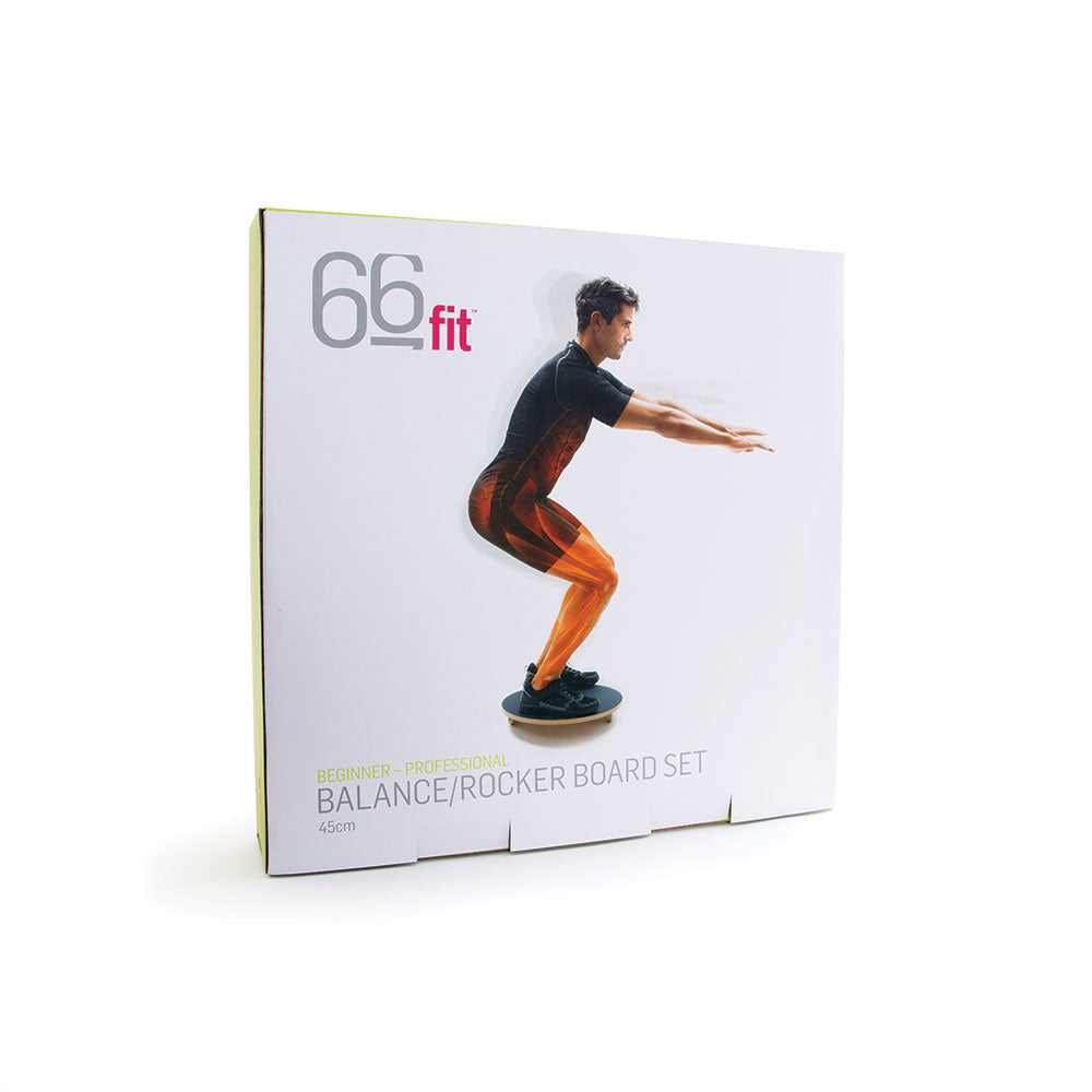 66fit Balance/Rocker Board Set - 45cm