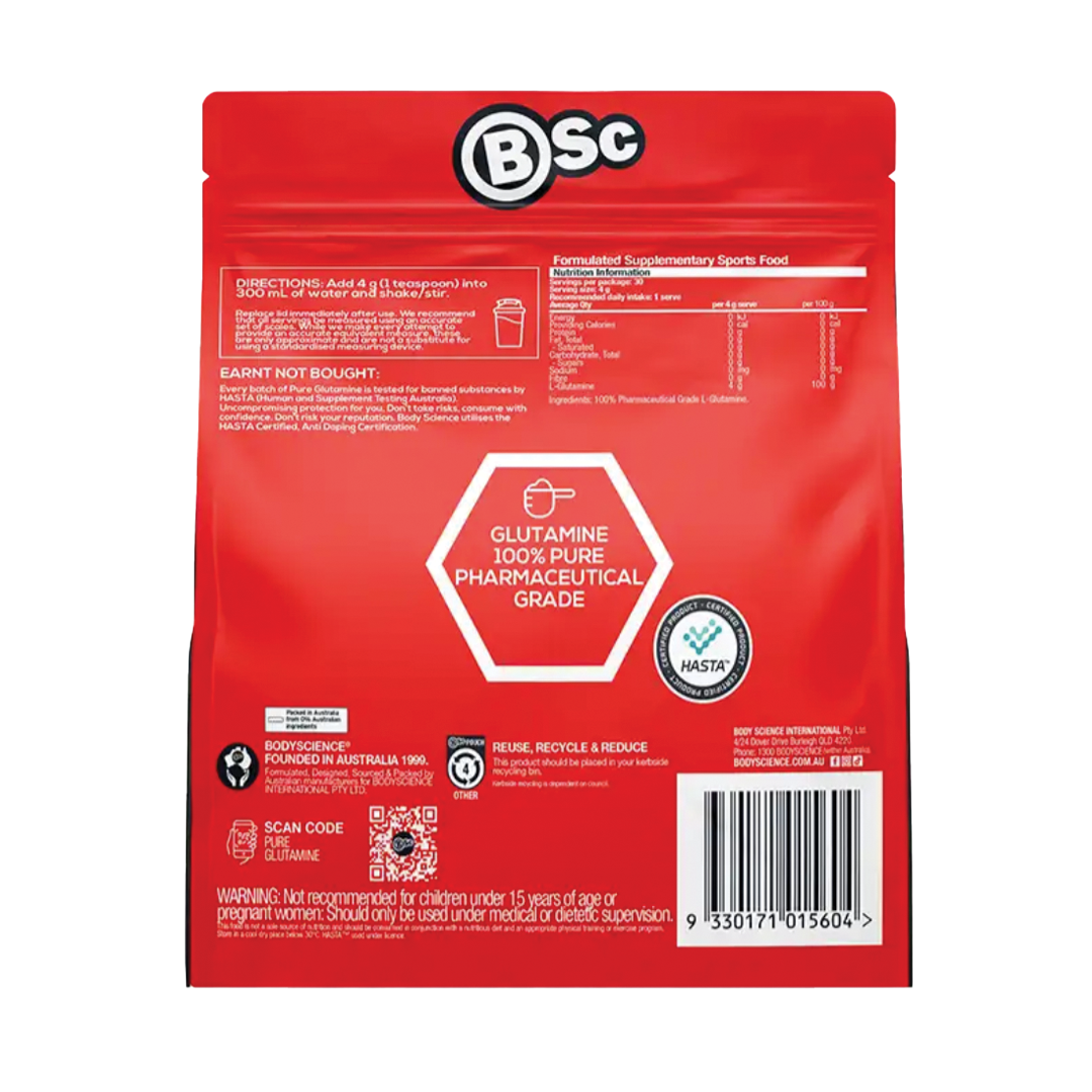 BSc Pure Glutamine 120g