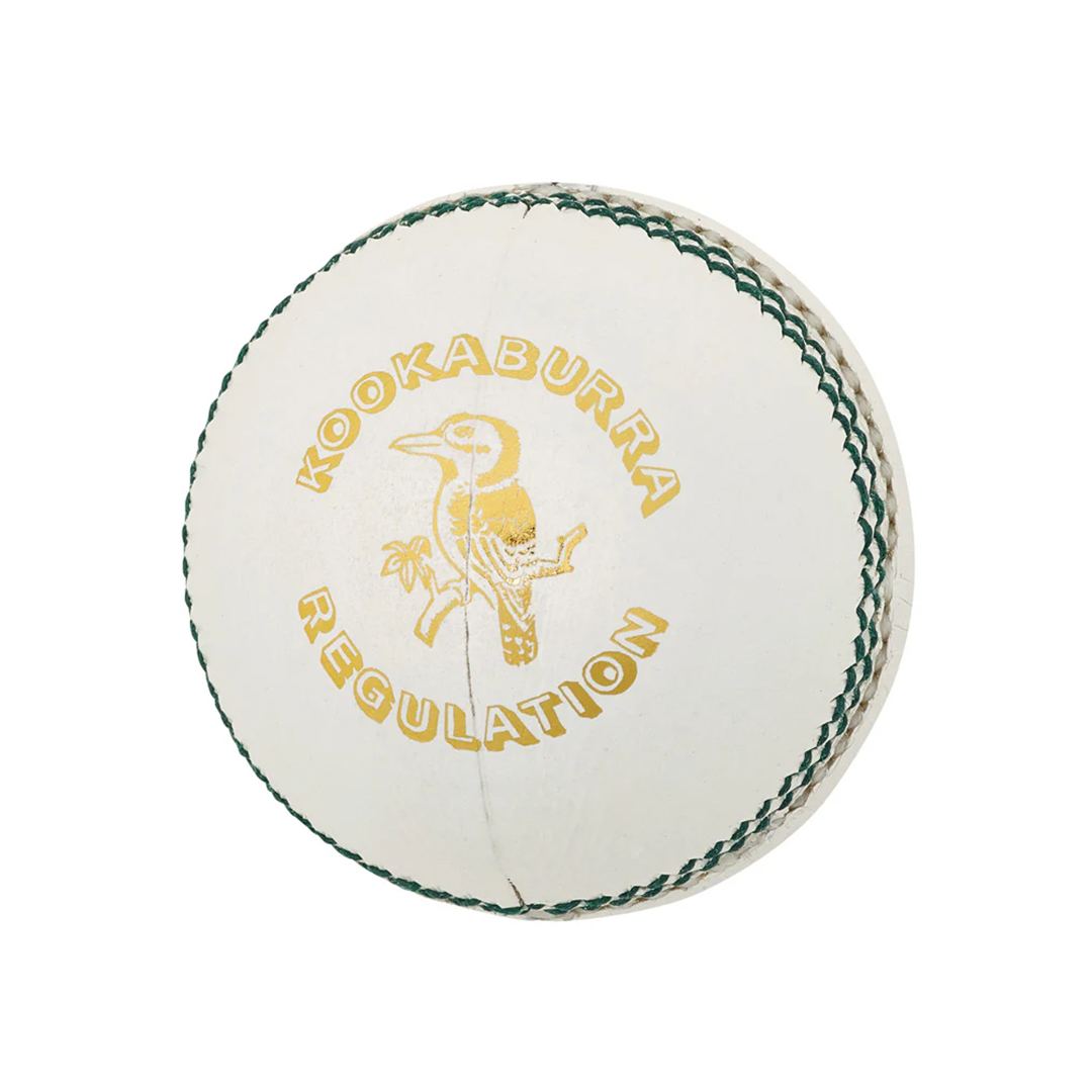 Cricket Ball Kookaburra 4 Piece Regulation Leongatha District White 156g