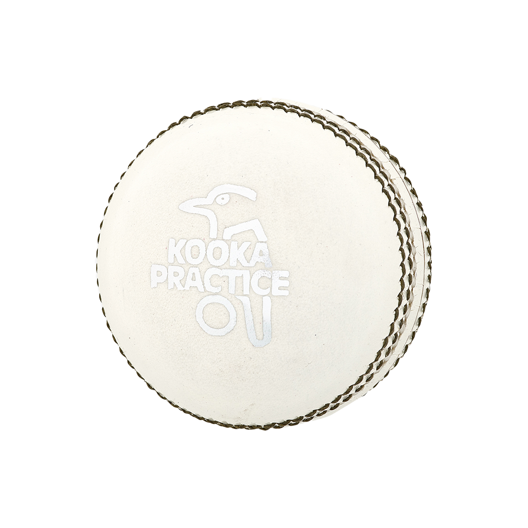 Kookaburra Kooka Practice Cricket Ball White Main