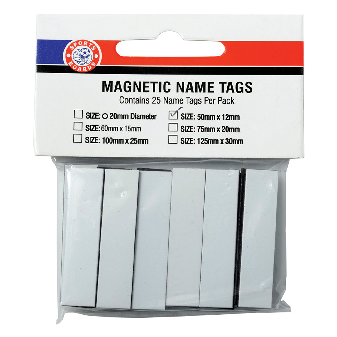 Flat Magnetic Name Tags - Pack Of 25