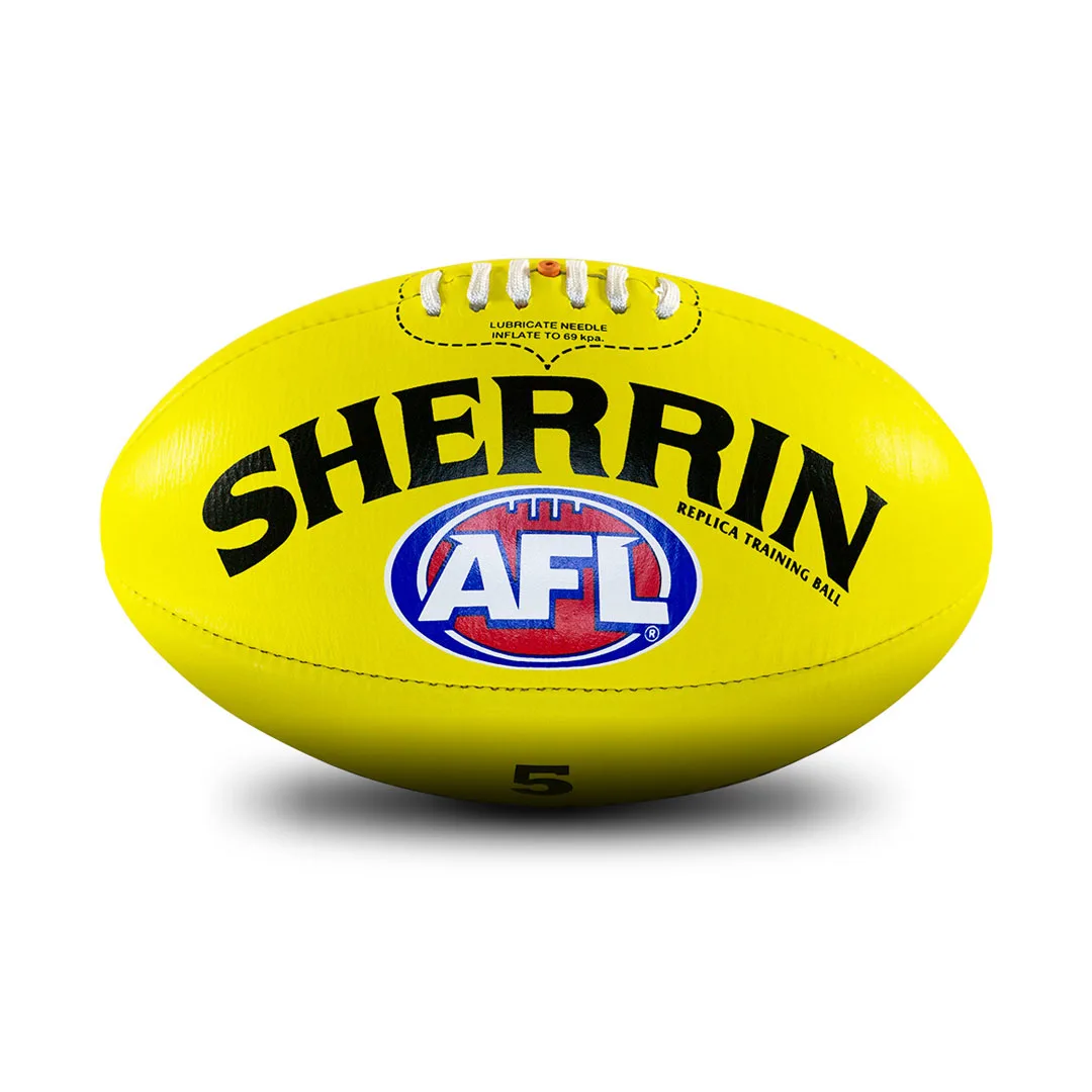 Sherrin KB Replica Training Ball Yellow Size 4