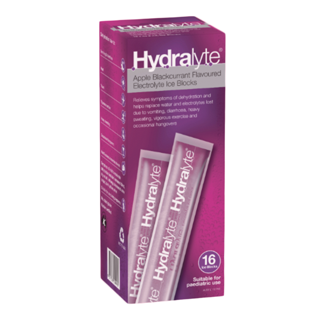 Hydralyte Electrolyte Ice Blocks - 16 Pack
