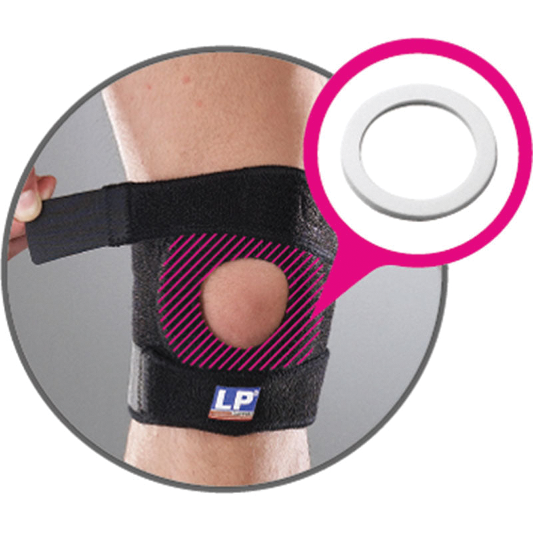 LP-788-BK LP Support Open Patella Knee Support 788 Side1