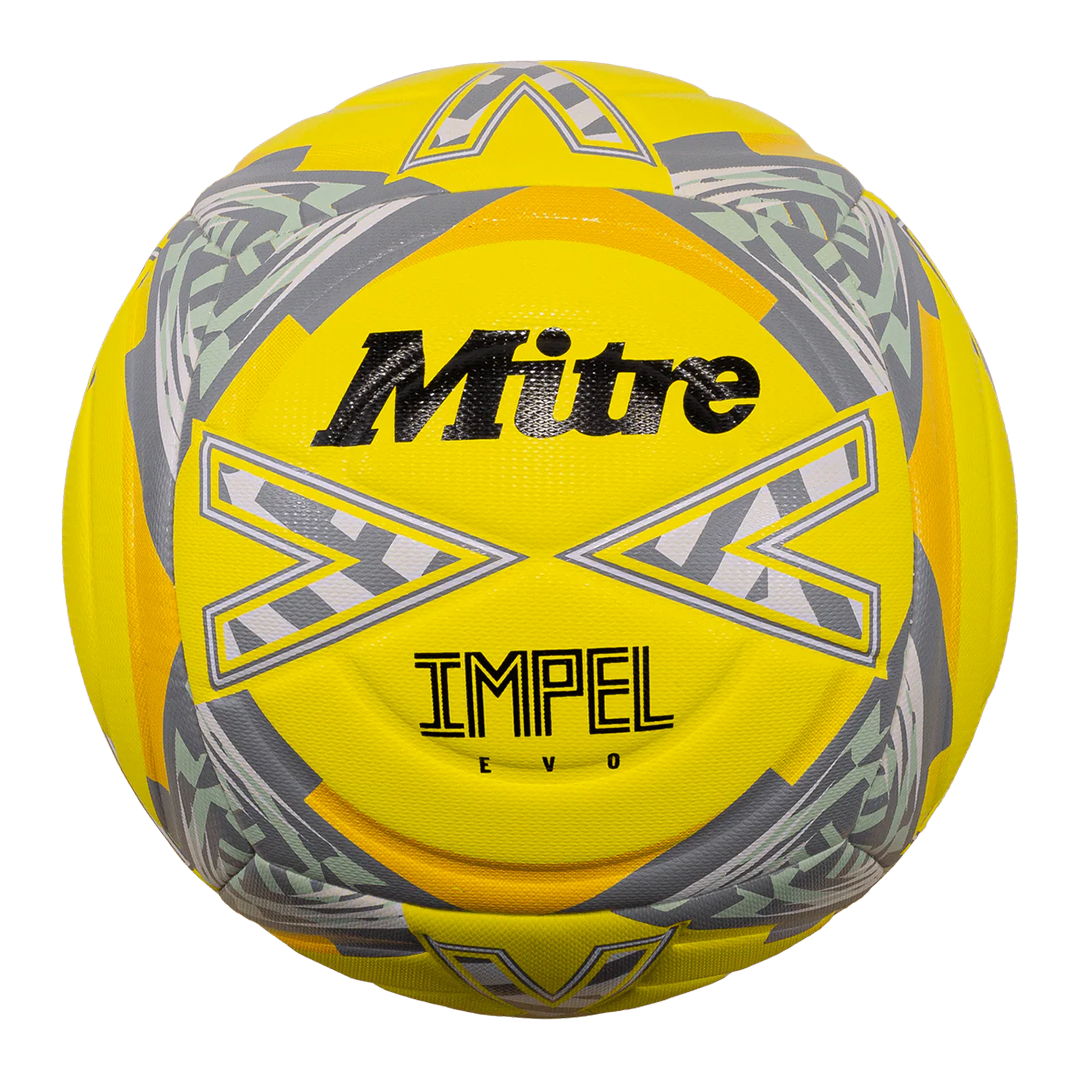 Mitre Impel Evo Soccer Ball Yellow - Size 5