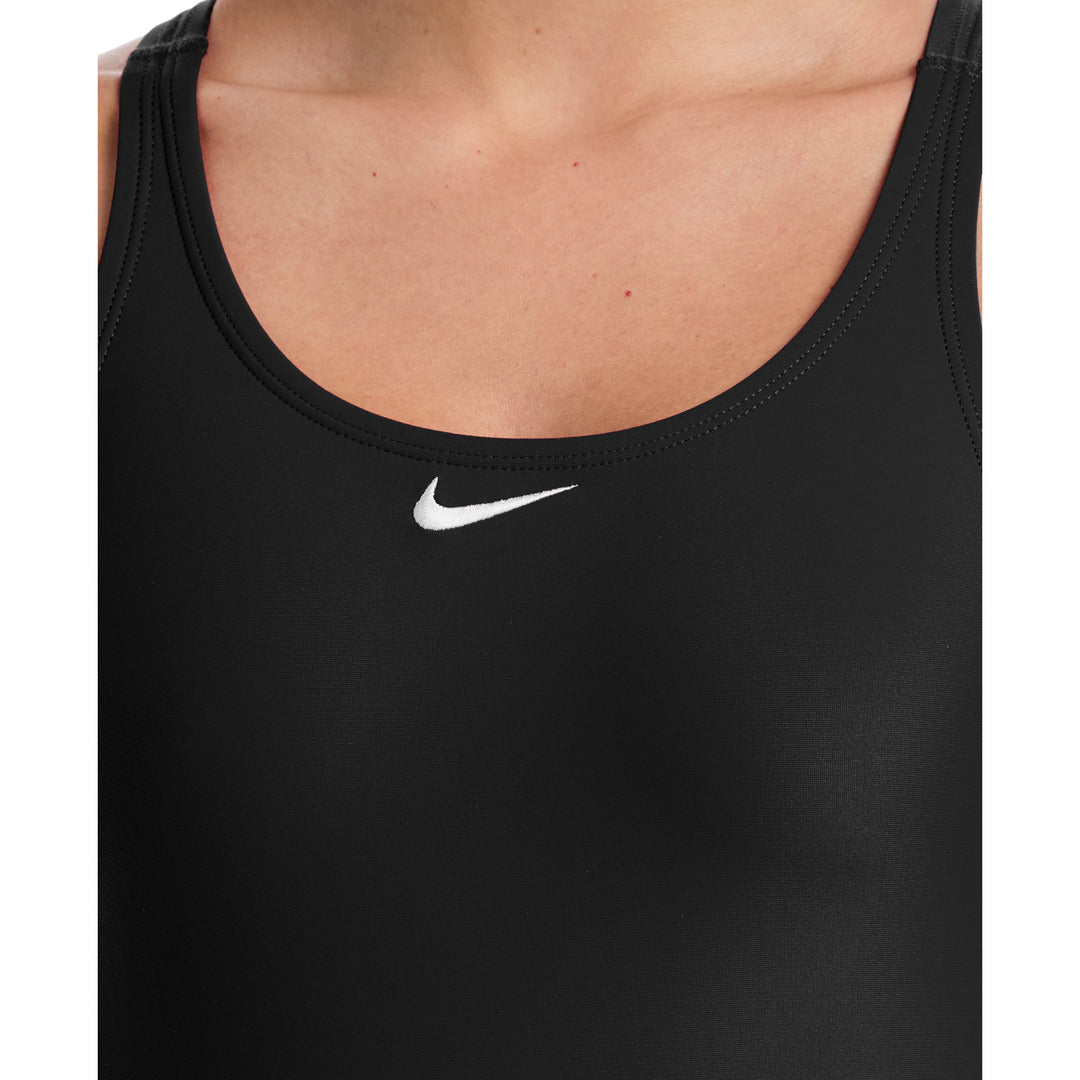 Nike Swim Women's Competition Fastback One-Piece Swimsuit (NESS8370) - Black