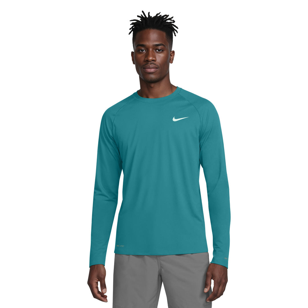 Nike Swim Men's Long Sleeve Hydroguard Top - Energy