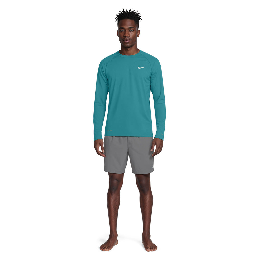 Nike Swim Men's Long Sleeve Hydroguard Top - Energy