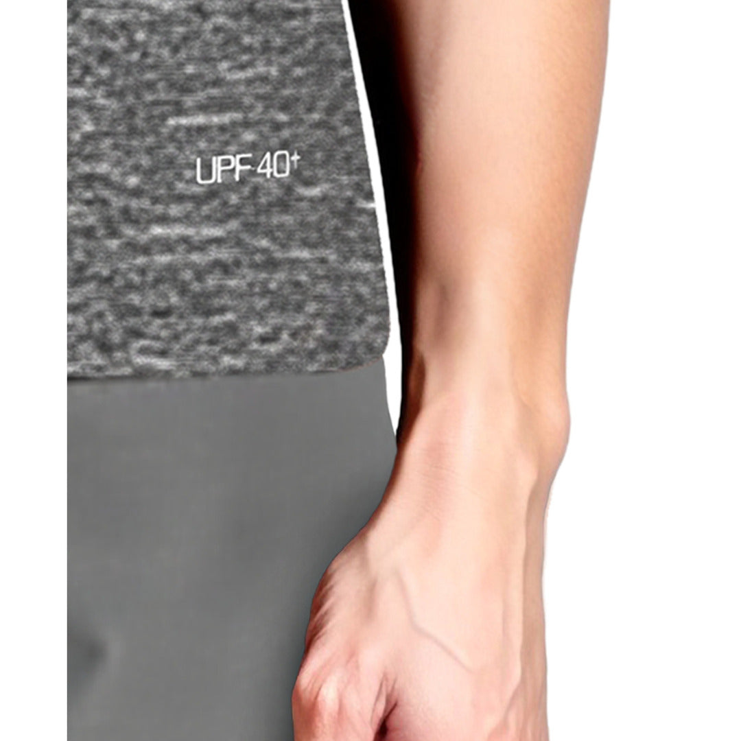 Nike Swim Men's Heather Sleeveless Hydroguard Top - Black
