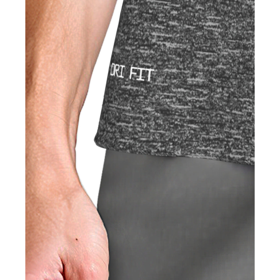 Nike Swim Men's Heather Sleeveless Hydroguard Top - Black
