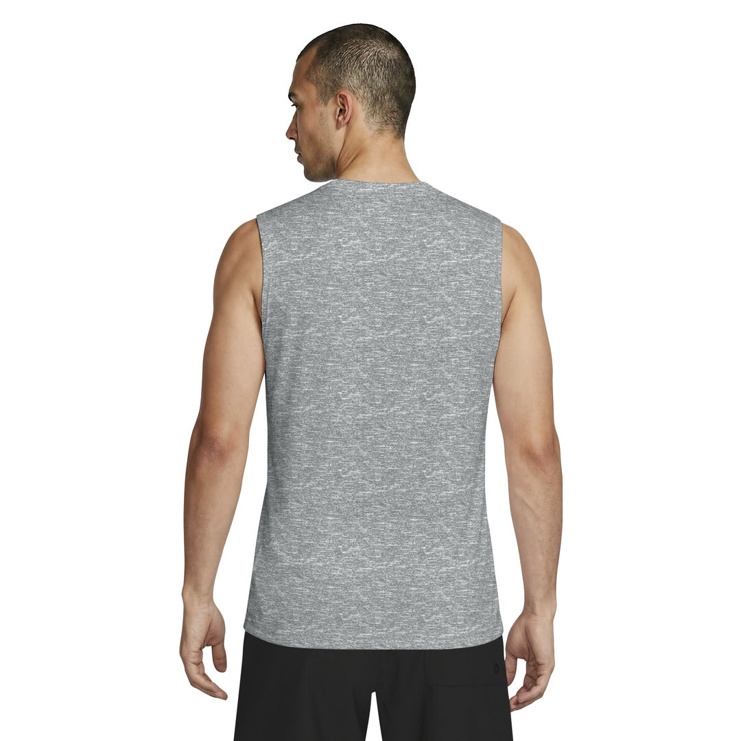 Nike Swim Men's Heather Sleeveless Hydroguard Top - Particle Grey