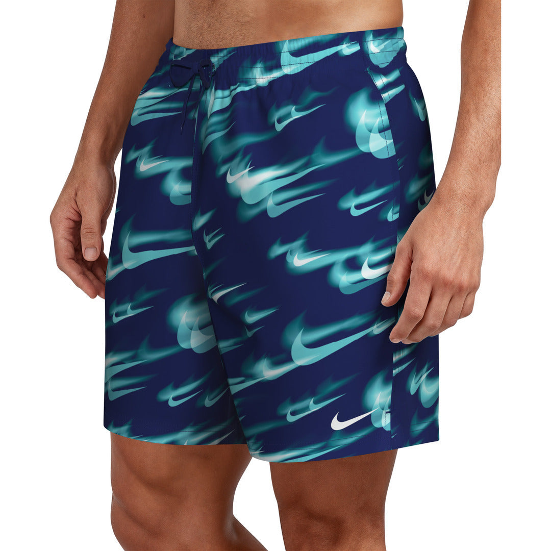 Nike Swim Men's Breaker 7" Volley Swim Shorts (NESSG550) - Blue