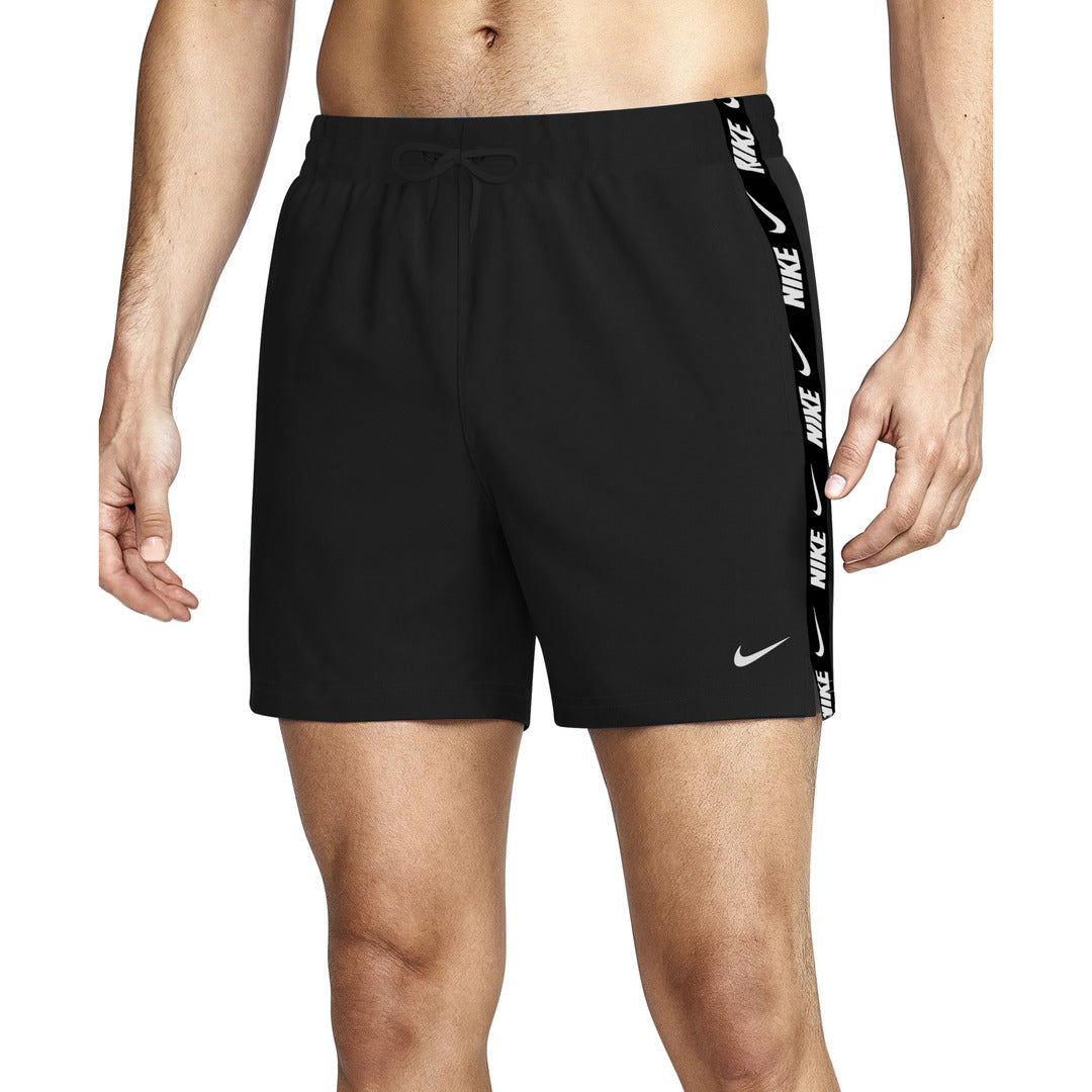 Nike Swim Men's Breaker 5" Volley Swim Shorts (NESSG555) - Black