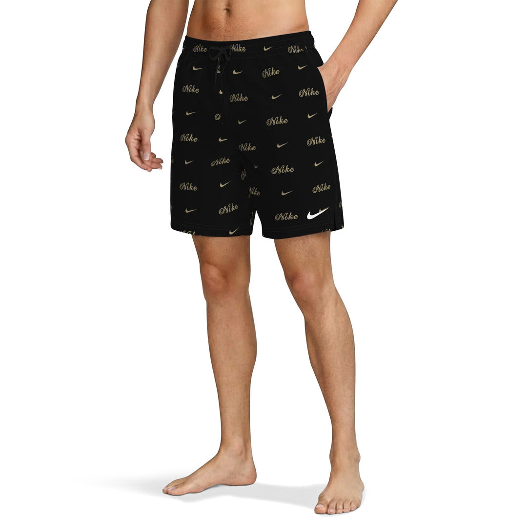 Nike Swim Men's 7" Volley Swim Shorts (NESSG559) - Black
