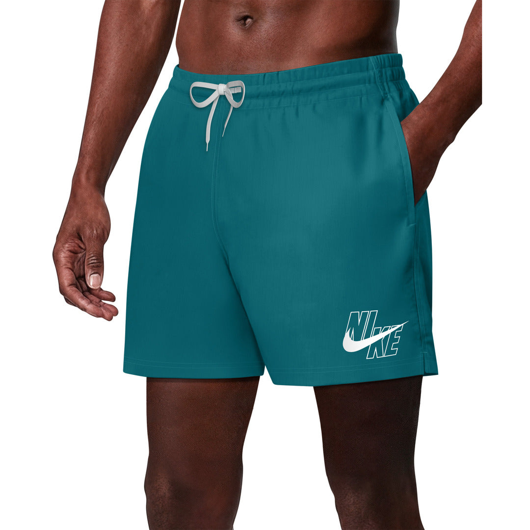 Nike Swim Men's Breaker 5" Volley Swim Shorts (NESSG574) - Energy