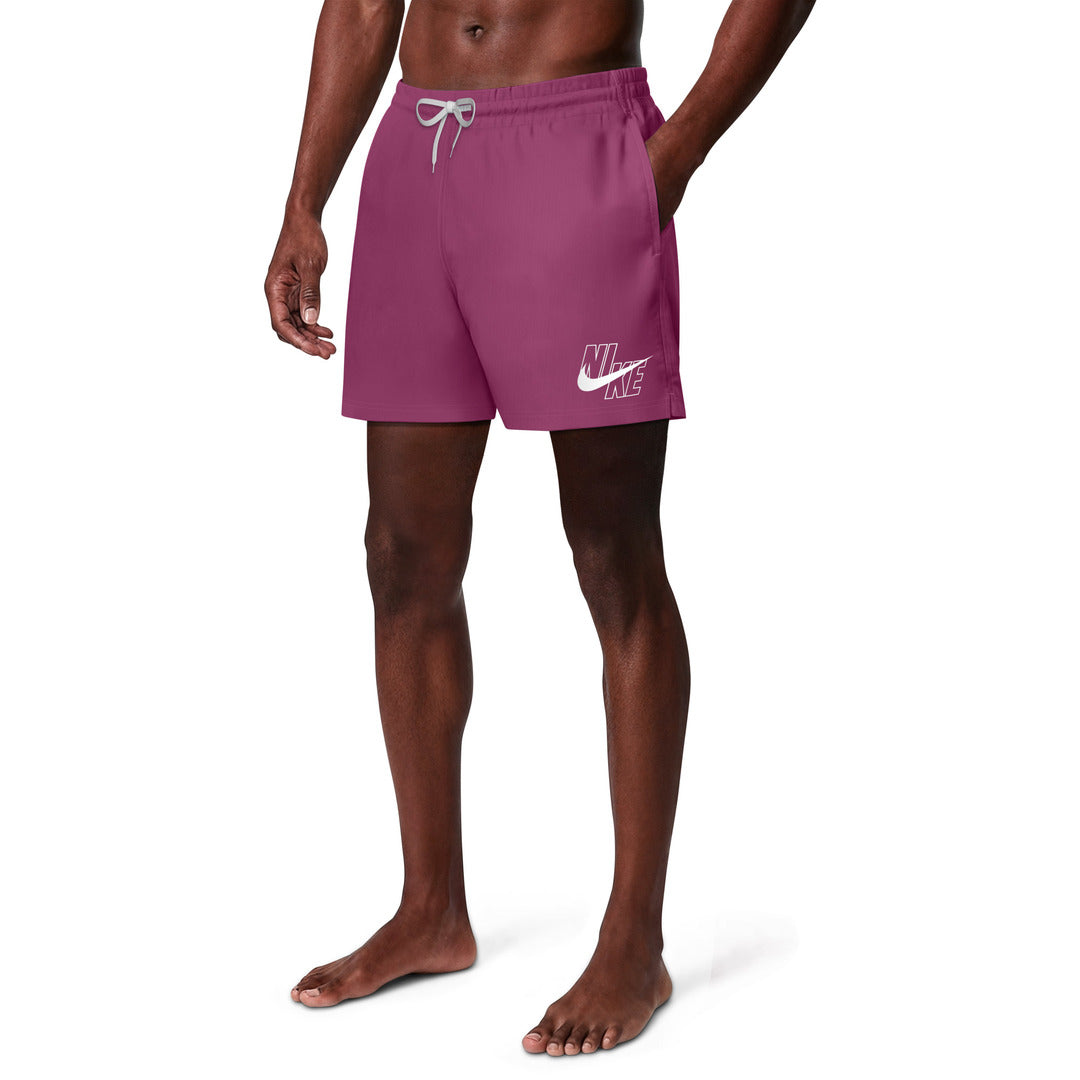 Nike Swim Men's Breaker 5" Volley Swim Shorts (NESSG574) - Desert Pink