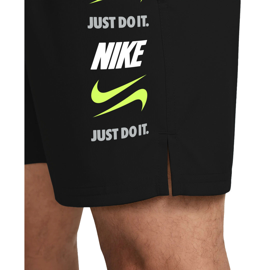 Nike Swim Men's Breaker 7" Volley Swim Shorts (NESSG578) - Black