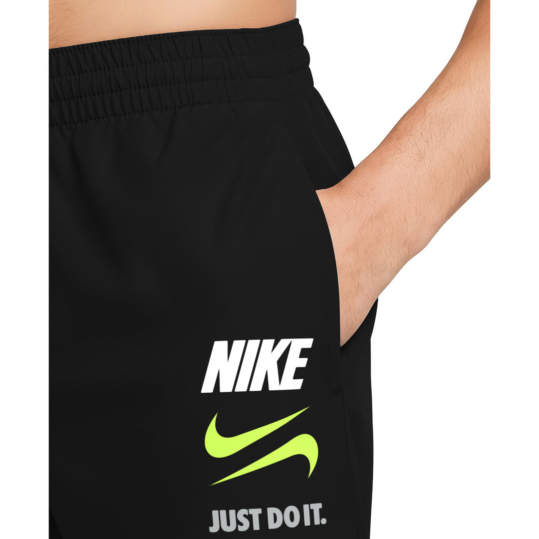 Nike Swim Men's Breaker 7" Volley Swim Shorts (NESSG578) - Black