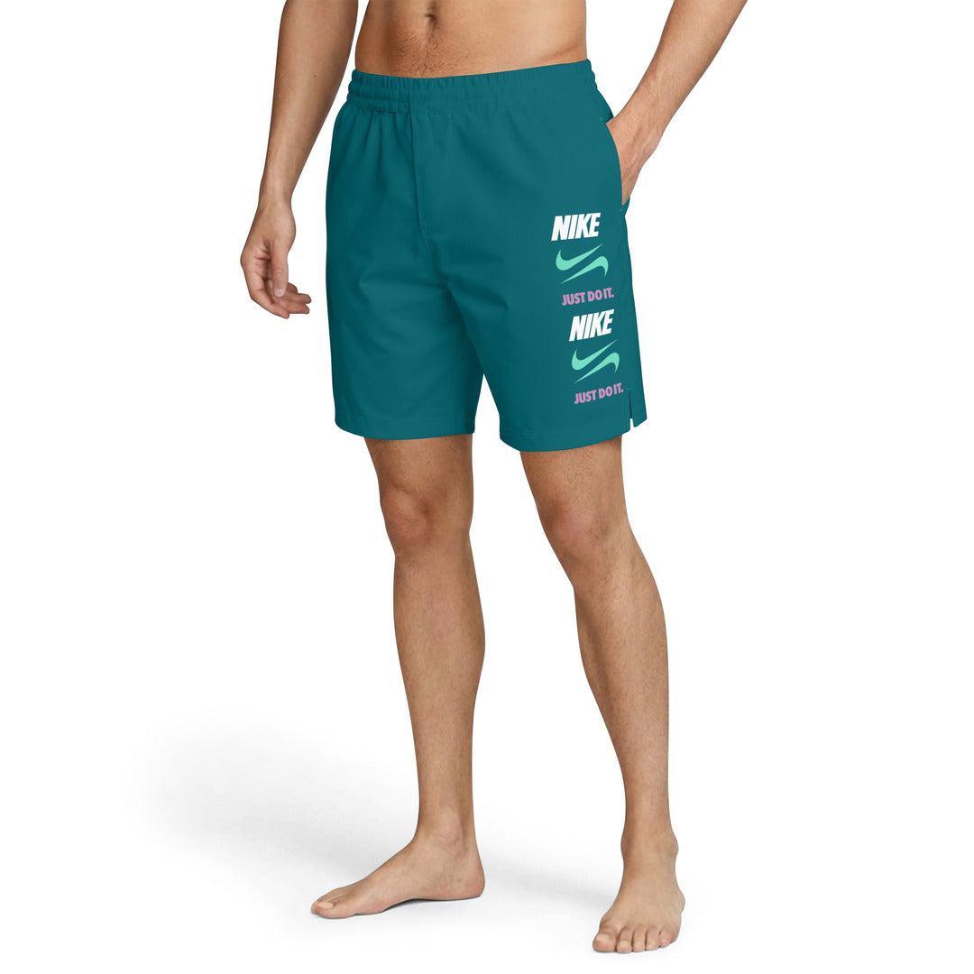 Nike Swim Men's Breaker 7" Volley Swim Shorts (NESSG578) - Energy