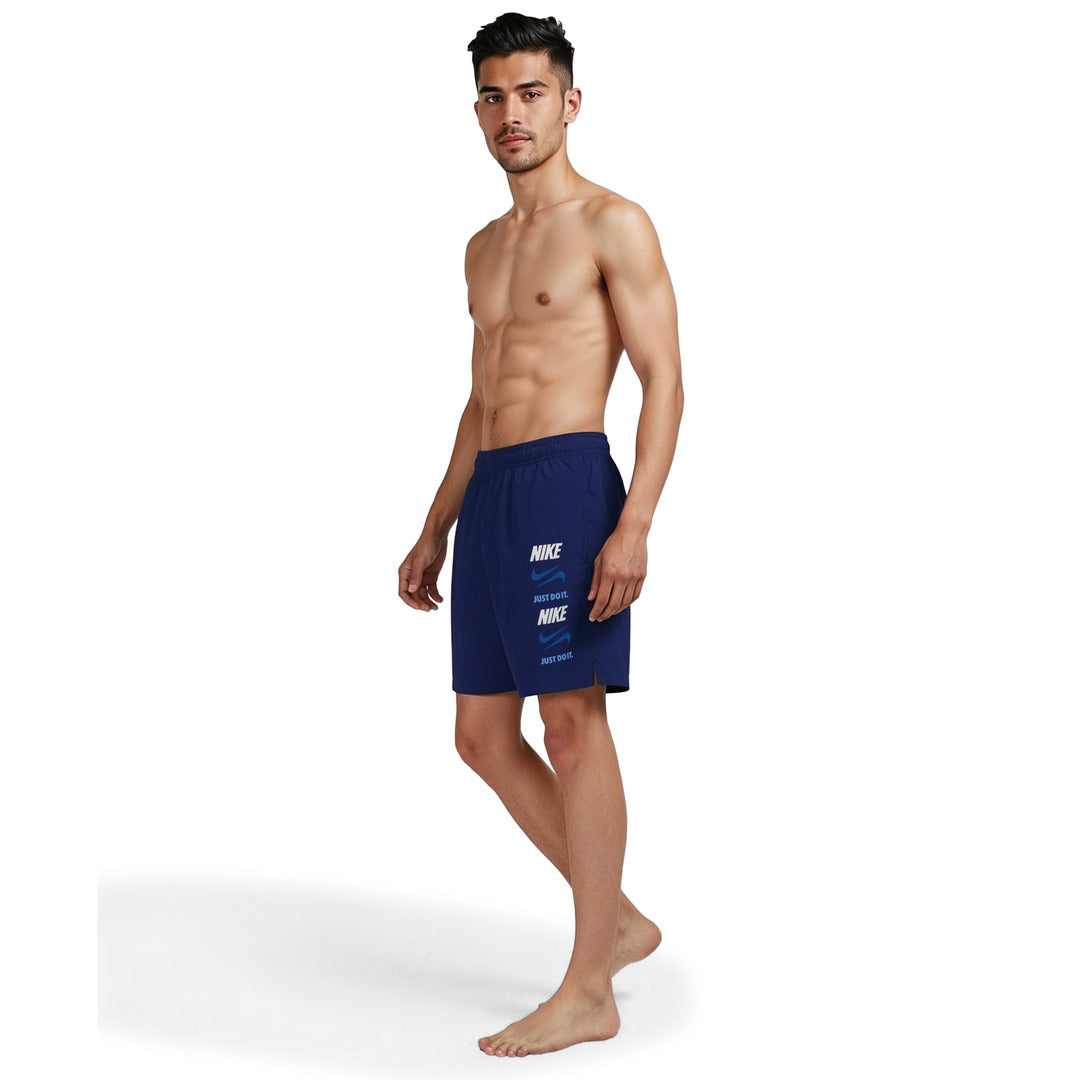 Nike Swim Men's Breaker 7" Volley Swim Shorts (NESSG578) - Midnight Navy