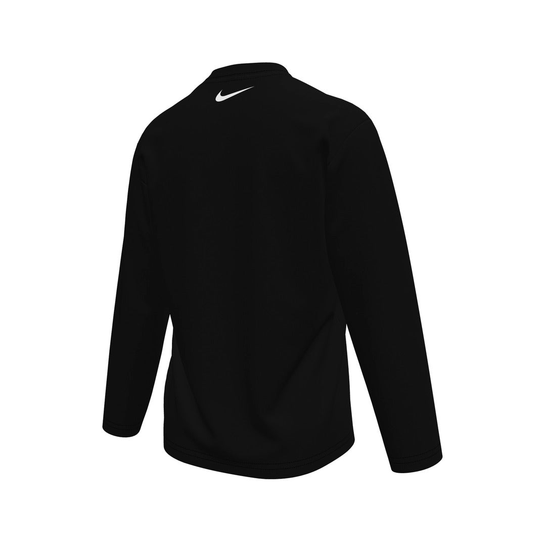 Nike Swim Boys' Long Sleeve Hydroguard Top - Black
