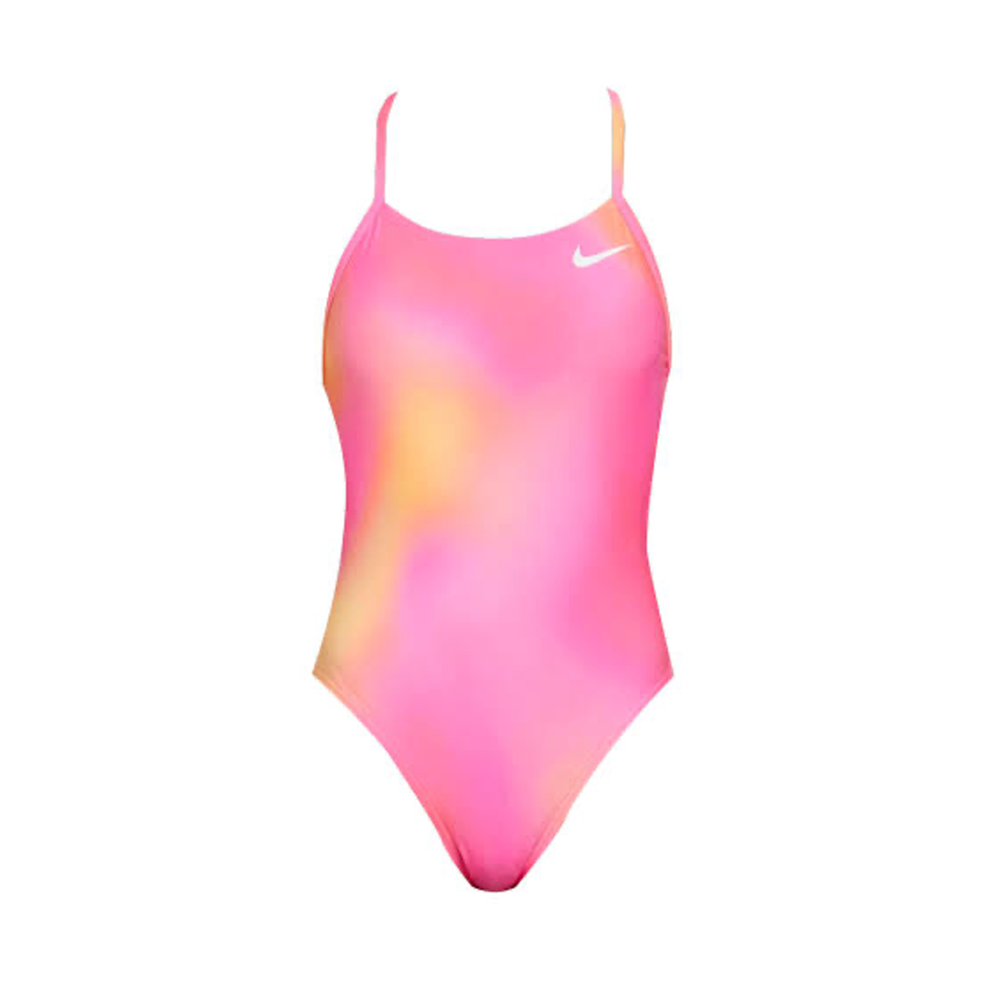 Nike Swim Women's Lace-Up Tie-Back One-Piece Swimsuit