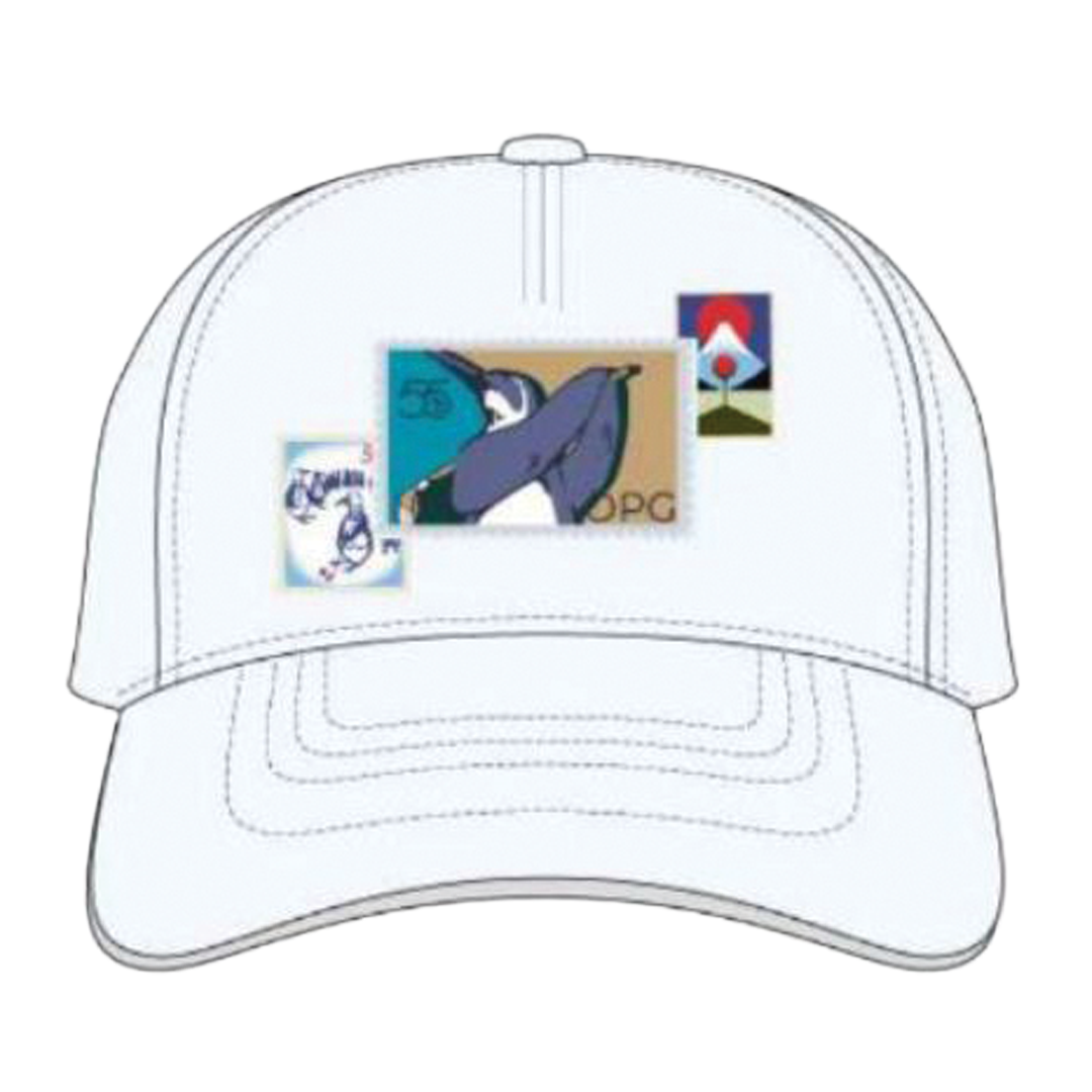 Original Penguin Cap Embellished Traveler Patch - Bright White