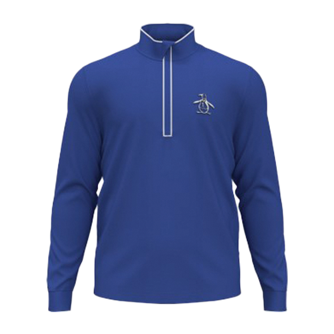 PE-OGKSE004-992 Original Penguin Performance Earl 14 Zip Outerwear Nebulas Blue Main