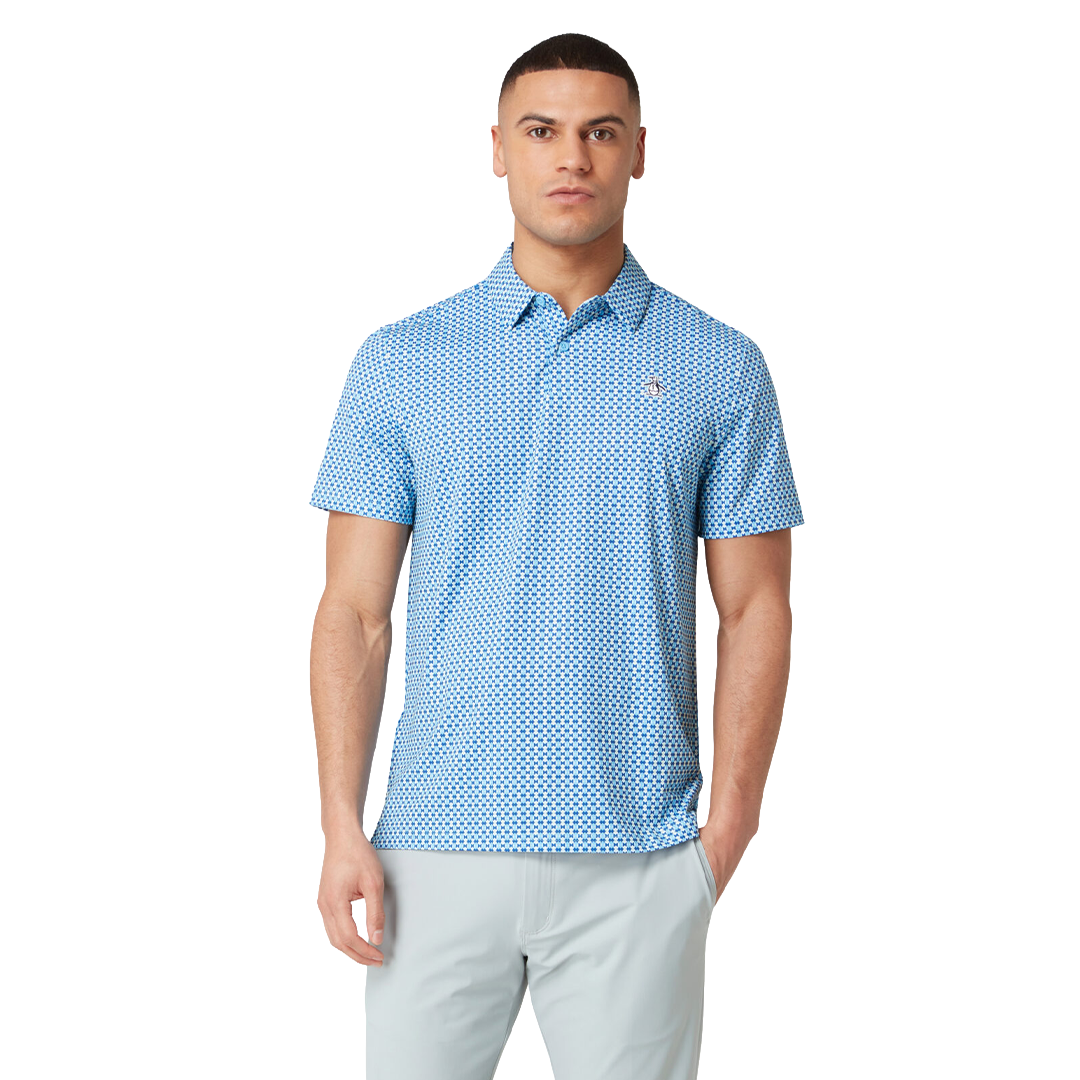 Original Penguin Pete's Bowtie Micro Print Polo