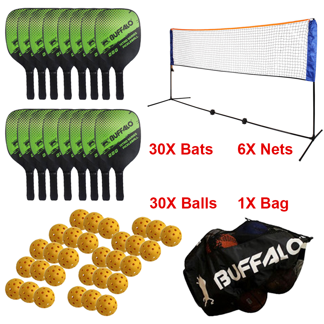 Nitro Pickleball Class Set 30/6 Deluxe Nets