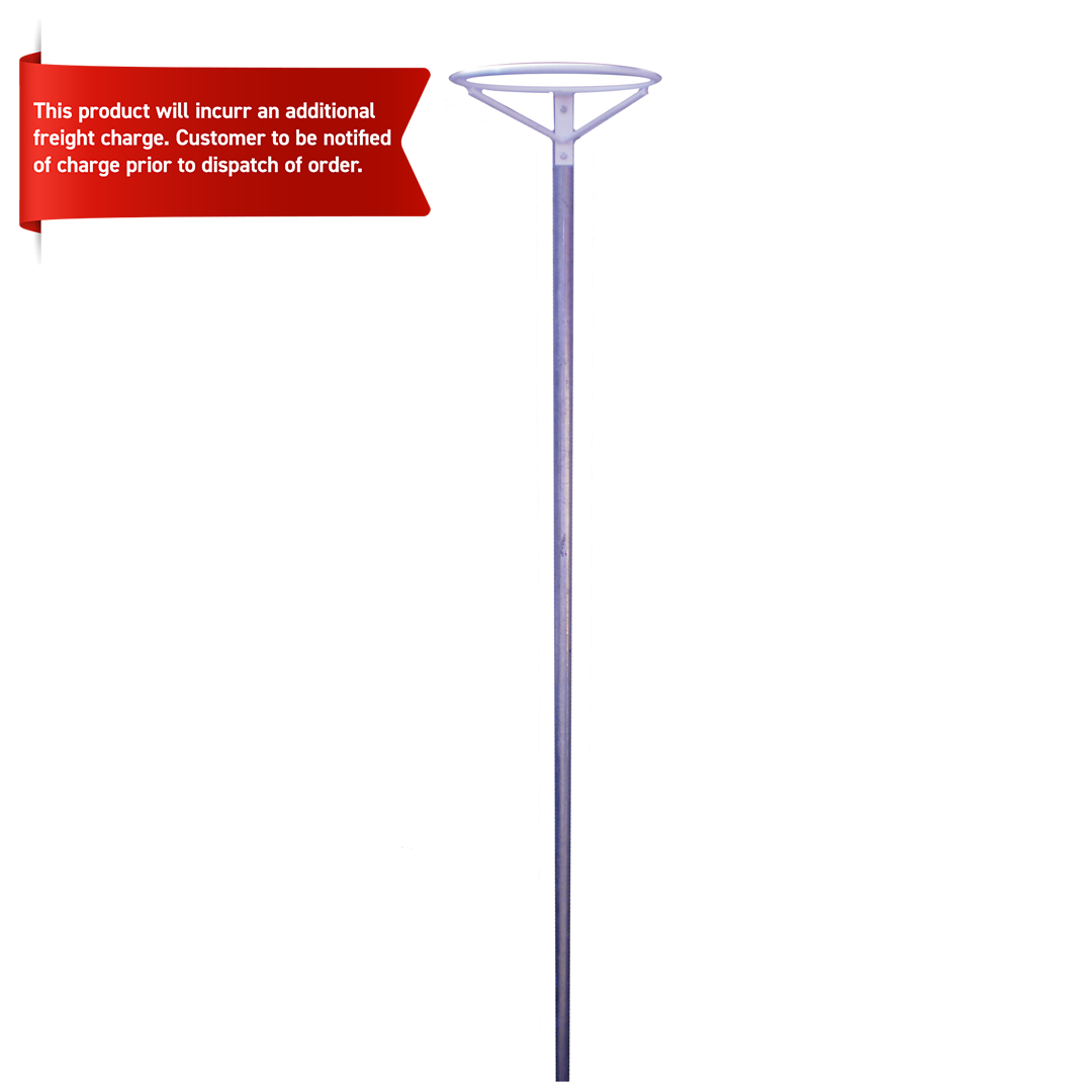 Round Fixed Netball Post &amp; Ring