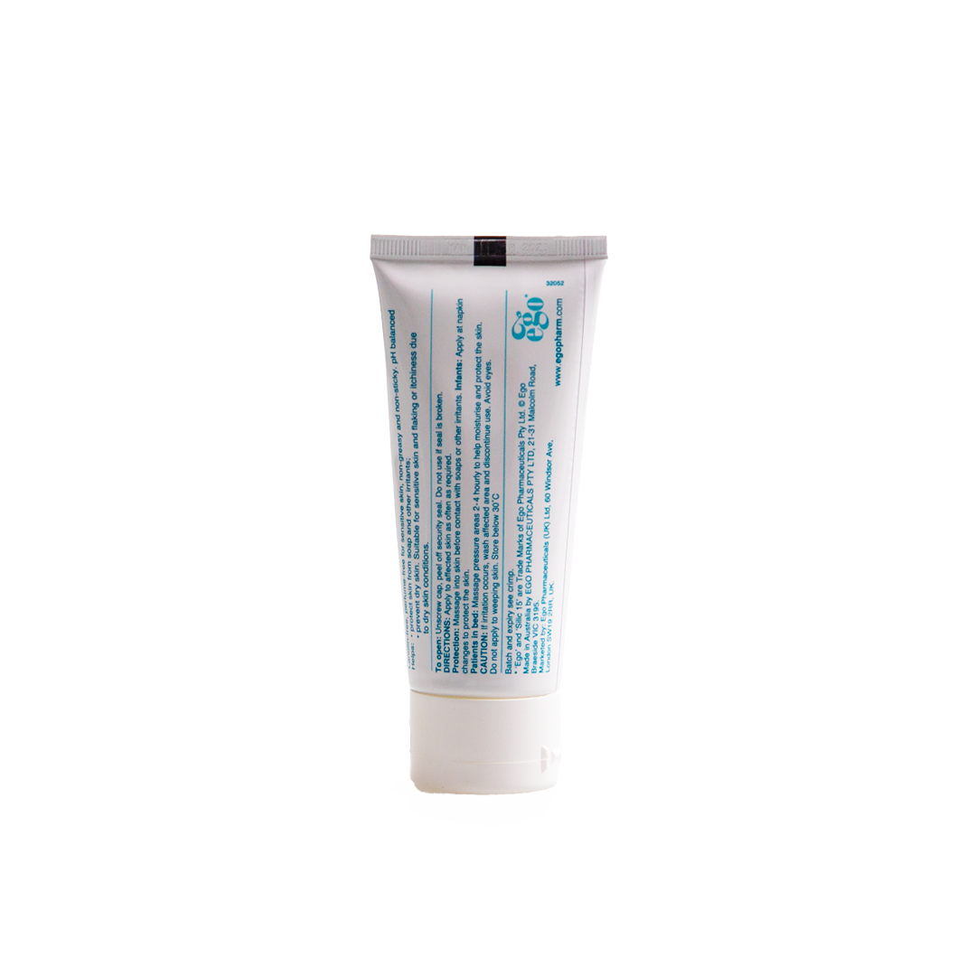 Tube of cream with a white background