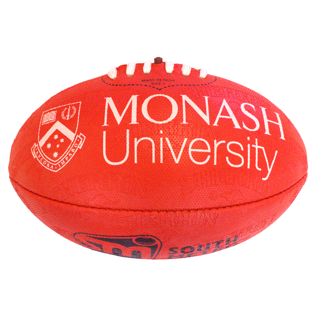 SMJFL Sherrin KB Synthetic Match Ball - Junior Red