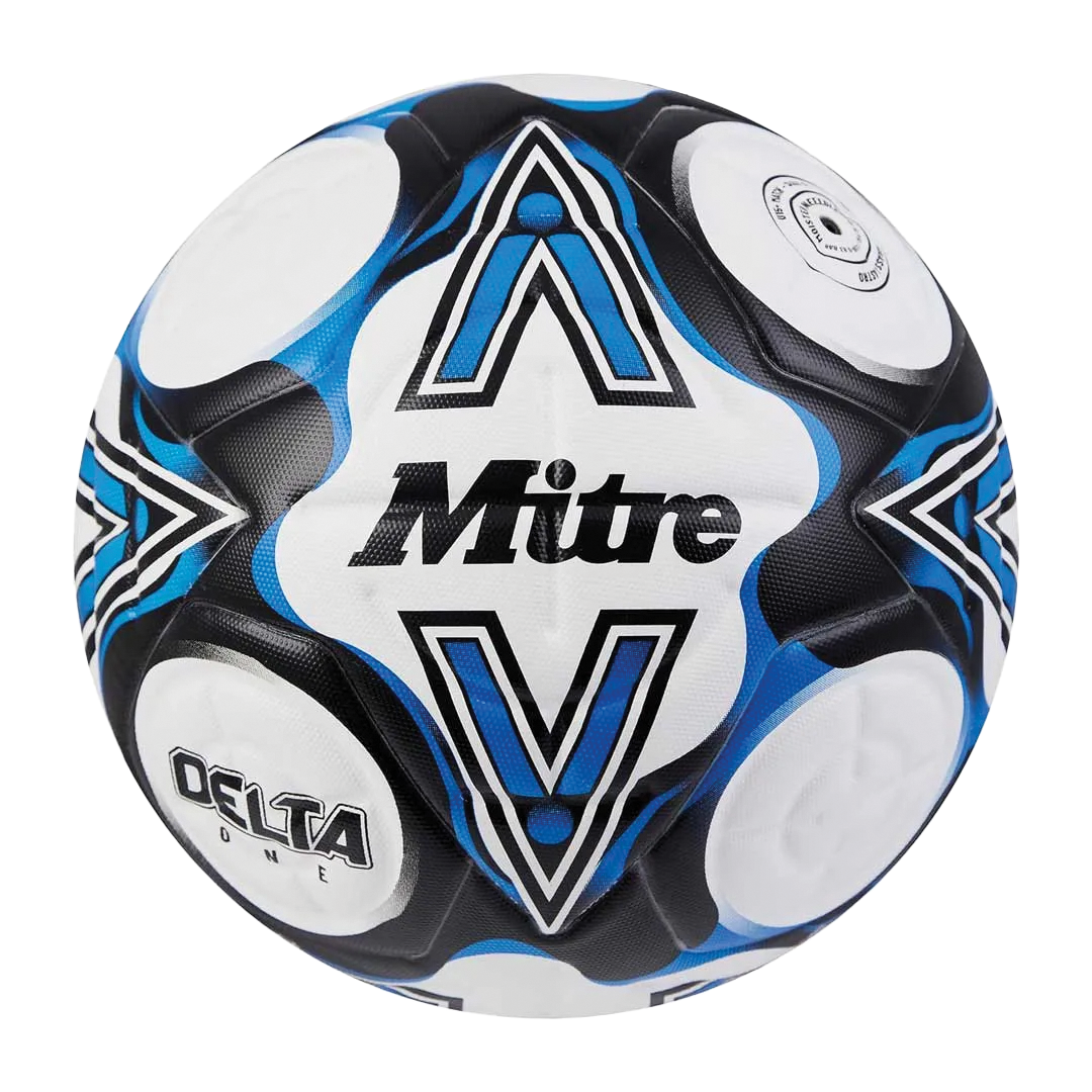 SOBLMDE4 Mitre Delta Evo 24 Soccer Ball Side1