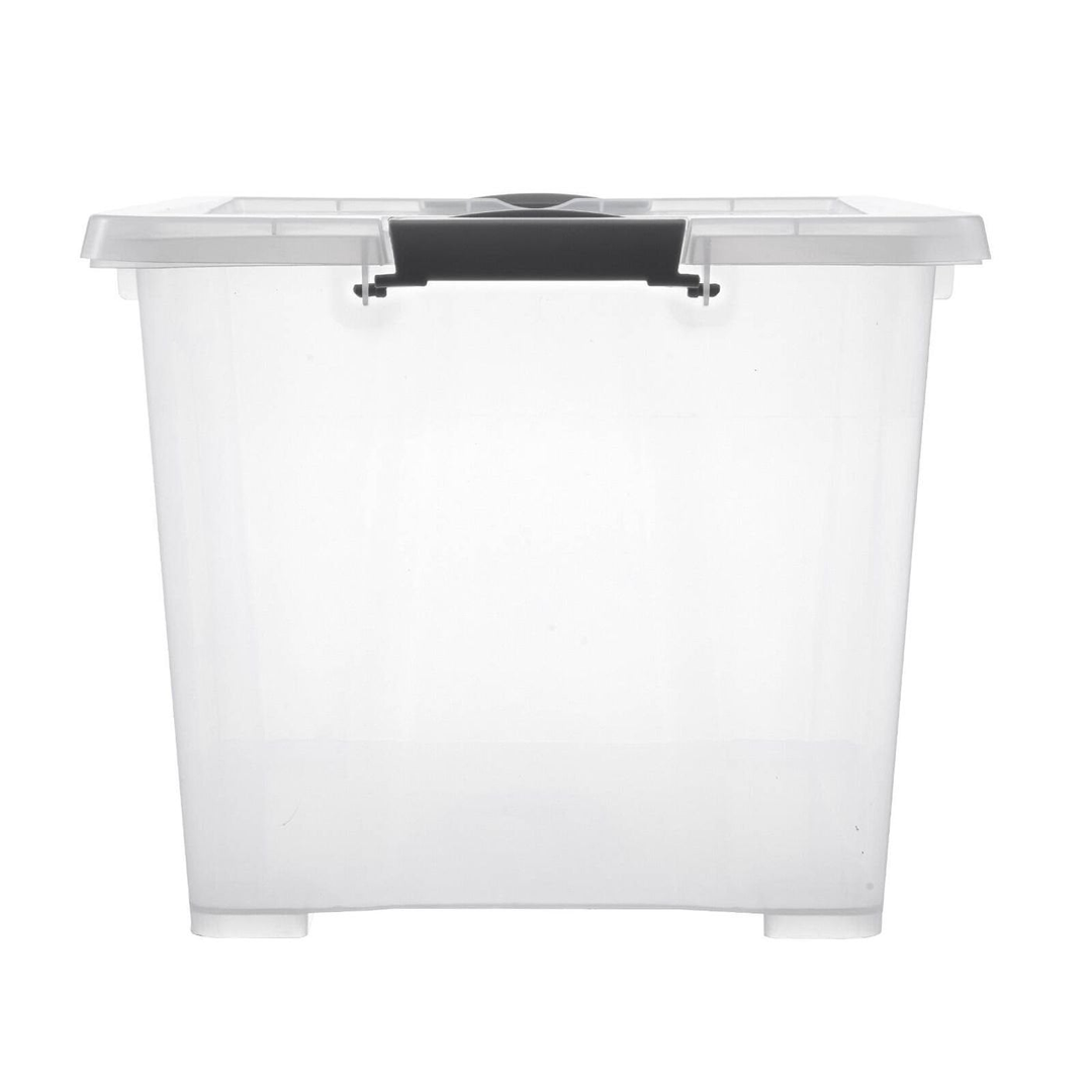 All Set Clear Modular Storage Container without Wheels